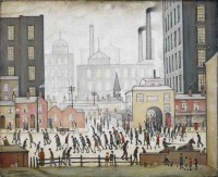 L.S. Lowry - Coming from the Mill