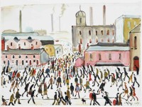 L.S. Lowry - Going to Work