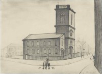 L.S. Lowry - St Stephen's Church, Salford