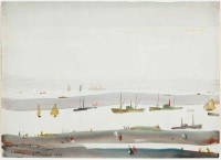 L.S. Lowry - The Estuary